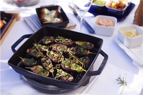 Staub Grill Pans Grillpan 28 cm, Zwart - Grill Pans - Staub