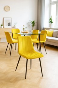 Fluwelen Liny Stoel