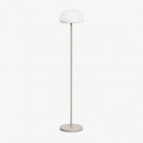 Zeliro Draadloze Ijzeren Led Vloerlamp Groen – Khaki - Sklum