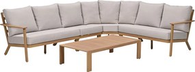 Garden Impressions Ariane loungeset 5-delig - light teak look