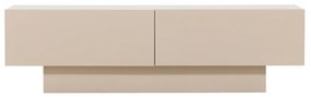 TV Meubel Met Opbergruimte Beige - 160x47x45cm.