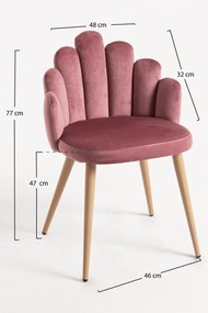 Set 4 Hand Fluwelen Stoelen