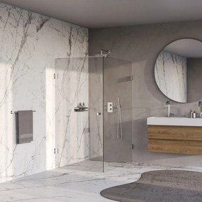 Brauer Void Carving profielloze douchecabine 90x140cm chroom