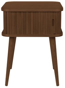 Zuiver Barbier Walnut Retro Nachtkastje Walnoot - 45x45x59cm.