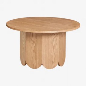 Ronde Salontafel Ø80 Cm Van Vinesey Style Hout Essenfineer - Sklum