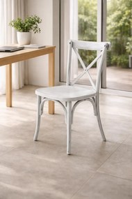 Set Van 4 Altea Polypropyleen Stoelen Met Houteffect