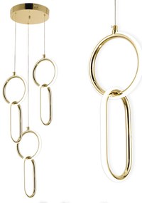 LED hanglamp G077-3CPR Gold