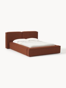 Gestoffeerd bouclé bed Lennon
