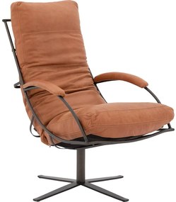 Goossens Excellent Draaifauteuil Job, Fauteuil met arm