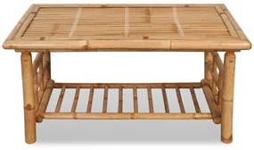 vidaXL Salontafel bamboe 90x50x45 cm