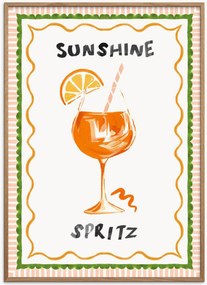 Ingelijste digitale print Sunshine Spritz van Charlie Taylor