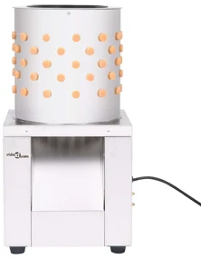 vidaXL Plukmachine 119 vingers 150 W roestvrij staal