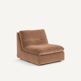 Modulaire fauteuil in fluweel, GIULIANO