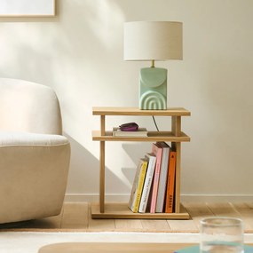 Eiken gefineerd bijzettafeltje, ABAC