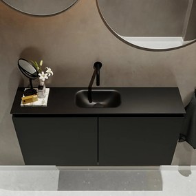 Mondiaz Ture 100cm toiletmeubel urban met wastafel urban midden geen kraangat