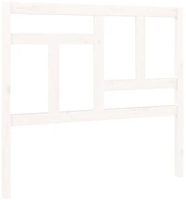 vidaXL Hoofdbord 105,5x4x100 cm massief grenenhout wit