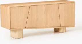 Houten dressoir Tundra met travertijn poten