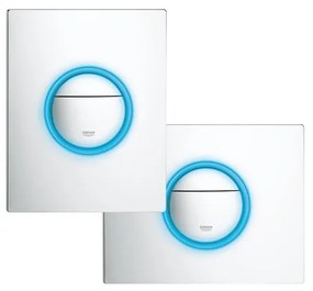 GROHE Nova Cosmopolitan Light wc bedieningsplaat dualflush verticaal horizontaal inclusief led verlichting chroom 38809000