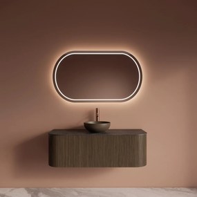 Gliss Design Agon spiegel ovaal 180x70cm met handsensor