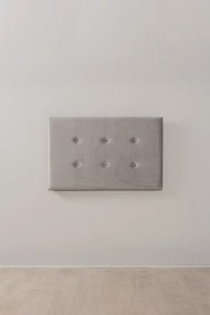 Hoofdbord  Button fluweel voor bedden van 90 cm en 80 cm