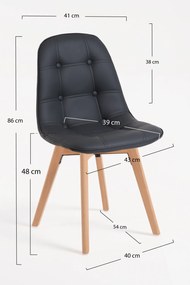 Set 4 Vorak Stoelen