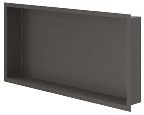 IVY Inbouwnis - 60x30x7.5cm - Geborsteld metal black PVD 6500756