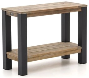Sidetables (wandtafel) ROUGH | Rechthoekig  | Tuintafel Teakhout | 100x42cm | Kees Smit Tuinmeubelen