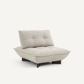 Modulaire fauteuil in tweed, KAORI