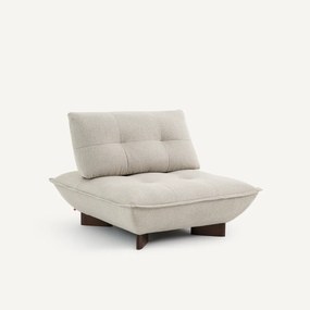 Modulaire fauteuil in tweed, KAORI