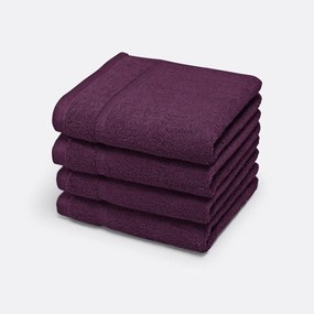 Set van 4 gastendoekjes in badstof 600 g/m², Zavara