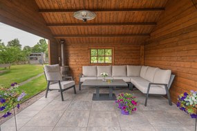 Lagos/Milford loungeset - met verstelbare tafel - links & rechts