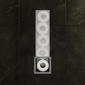 Hotbath &More inbouw reserverolhouder gunmetal geborsteld PVD