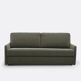 Slaapbank van katoen en linnen, Comfort Bultex®, Marta