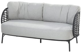 4 Seasons Outdoor Fabrice 2,5 zits loungebank  Loungebank    antraciet weerbestendig