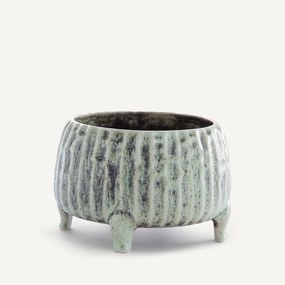 Bloempot van keramiek, H12,5 cm, Zira