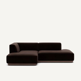 Linkse hoekbank in fluweel, Jacopo