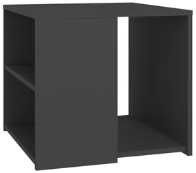 vidaXL Bijzettafel 50x50x45 cm spaanplaat grijs