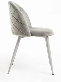 Set 4 fluwelen Vint Stoelen