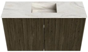 Mondiaz Joya DLux 70cm toiletmeubel shadow met wastafel faye midden 1 kraangat ostra
