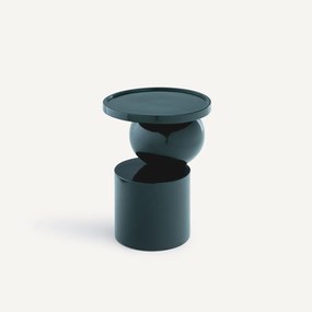 Acacia bijzettafel met glanzende afwerking Glossy