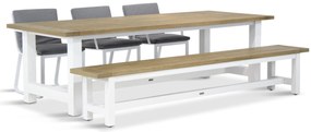 Lifestyle Garden Furniture Estancia/Los Angeles Dining Tuinsets Aluminium Wit 5-delig