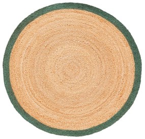 Rond vloerkleed in jute, Aftas