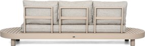 Stoel en Bank Loungeset 5 personen Aluminium Zand/Beige  Lifestyle Garden Furniture Organio/Mira