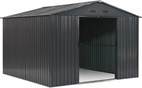 Metalen gereedschapshuisje Drammen 3 x 3 m Store Boss antraciet