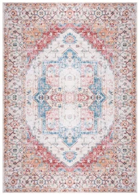 vidaXL Vloerkleed met print 140x200 cm stof meerkleurig
