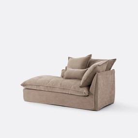 Longchair links mêlee polyester, Odna