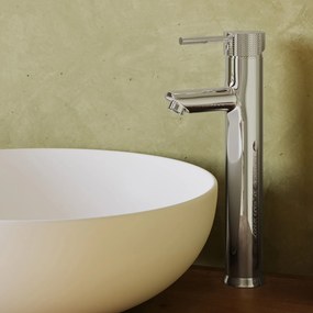 Saniclear Talpa Curved verhoogde wastafelkraan chroom