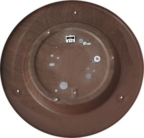 Klassieke plafonnière rood met wit glas - Mesiac