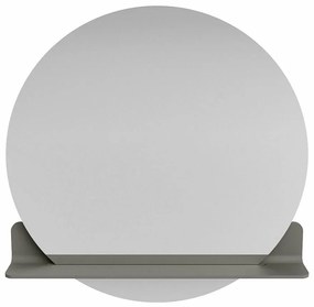 Mondiaz Spot spiegel rond Ø80cm met planchet smoke