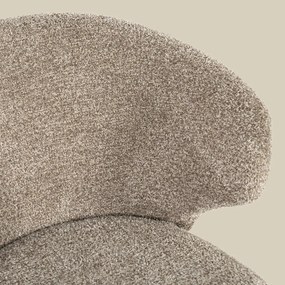Eleonora Mateo Bruin Potige Eetstoel Taupe